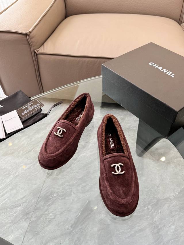Free gift box with genuine leather sole Chanel 25Ss Mary Jane Loafers, early aut