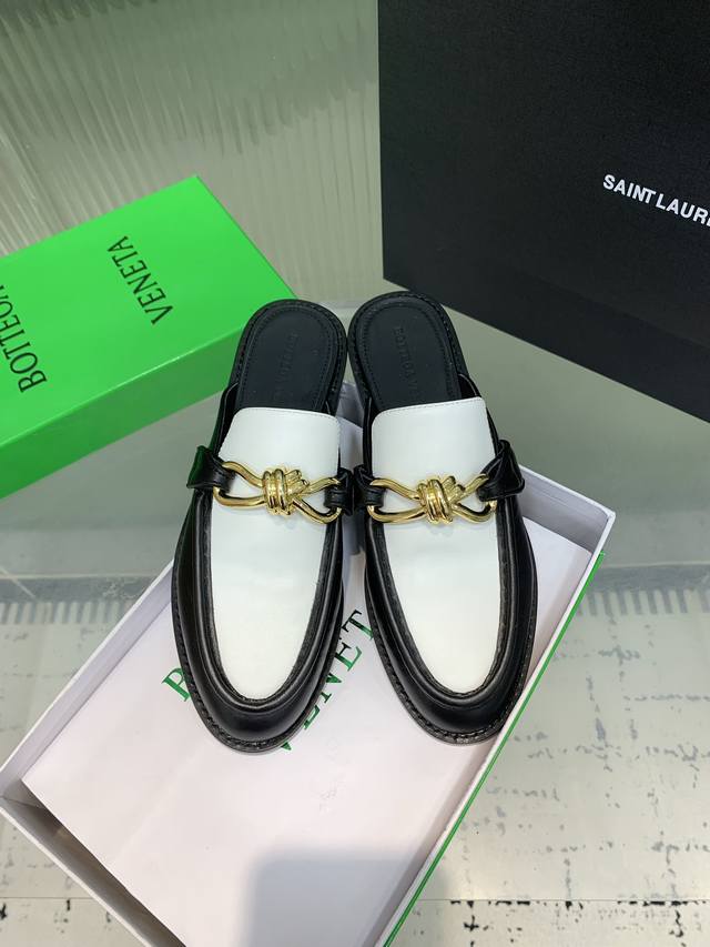 Bottega Venetabv Astaire series rope-knot loafer slippers! Effortless and stylis