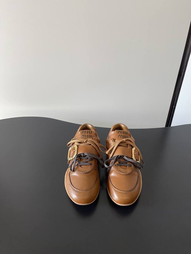 Airplane Box 10 Miu Miu's latest German-style distressed waxed calfskin leather