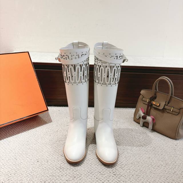 Laser-coated factory price p Hermes Jumping Boots series, stylish and versatile