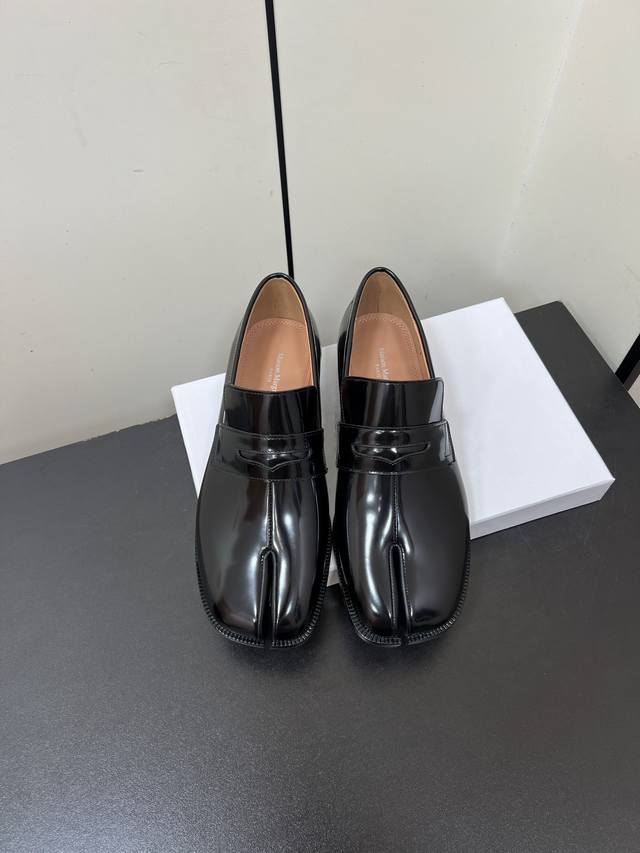 Men's Maison Margiela Mm6 Lace-up Tabi Split-Toe Loafers, Derby Shoes, Couple S