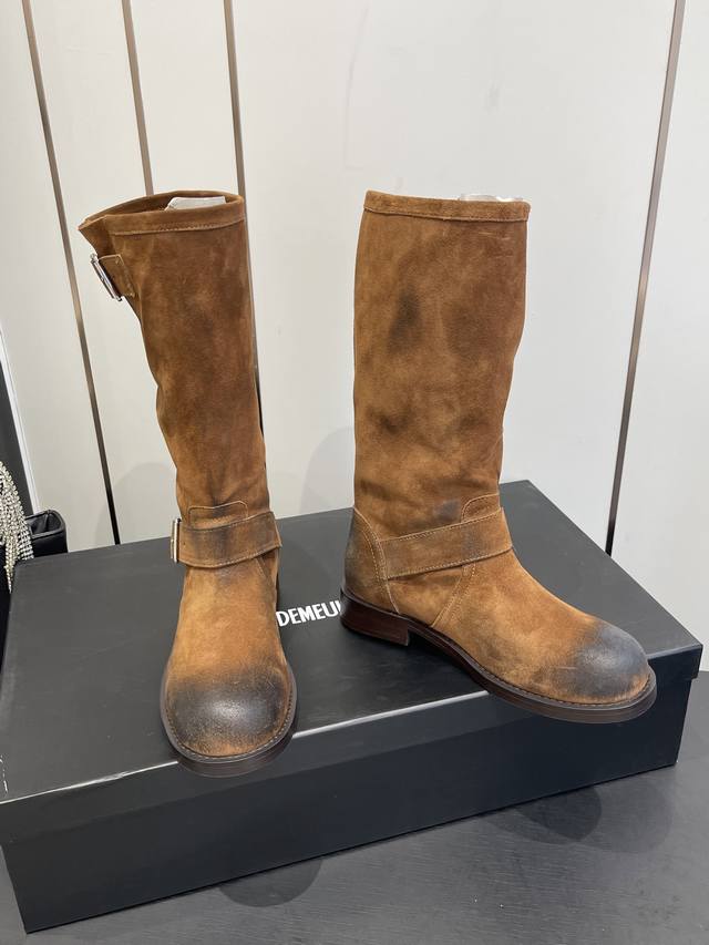 Ann Demeulemeester 2025 Autumn/Winter New Niche Trendy Brand Long Boots This yea