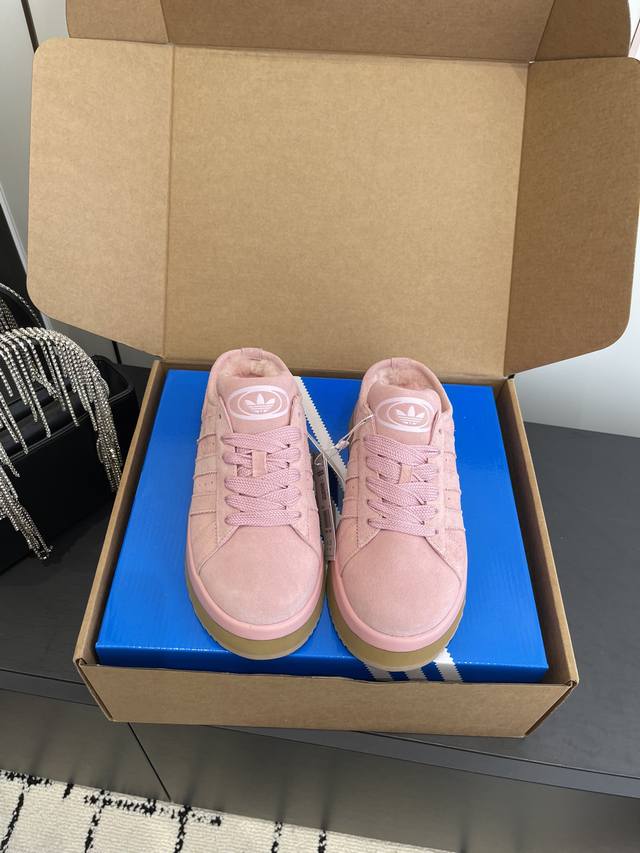 Adidas Originals 25Ss Autumn/Winter New Thick-Soled Wool Sandals Helps you easil