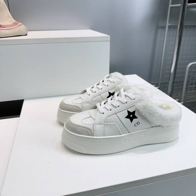 High-quality factory-made thick-soled Dior 25SS Fall/Winter collection wool-lin