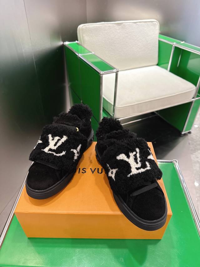 Top-tier version K007 Louis Vuitton Time Out casual sneakers, white sneakers wit