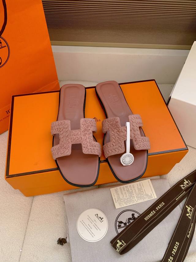 Factory Price p, Top Quality Airplane Box Plus 10 Hermes Santorini Sandals Wove