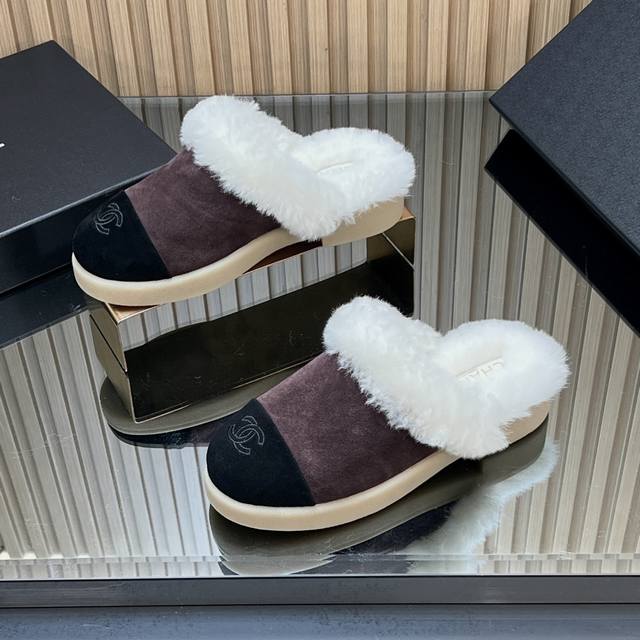 Special Offer! Top-tier genuine product. Chanel 25K Autumn/Winter Furry Snow Bo