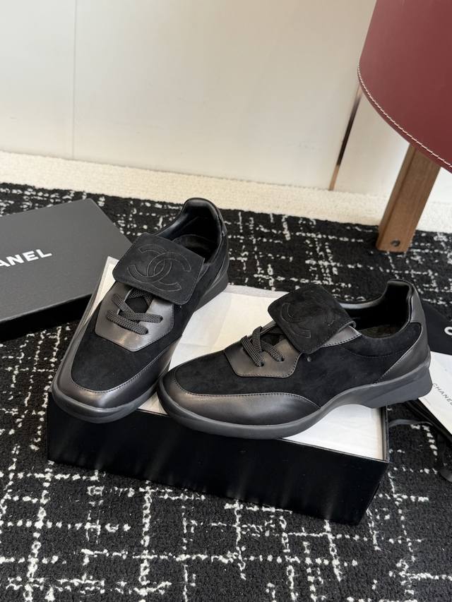 Retail-grade Chanel 25K Black and White Sneakers Original purchase, developed an