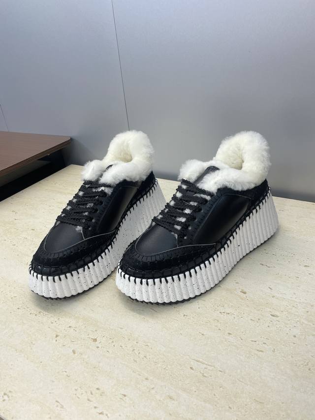 Factory price Chloe 2025 Autumn/Winter Runway New Style Cold-proof Warm Furry Sp