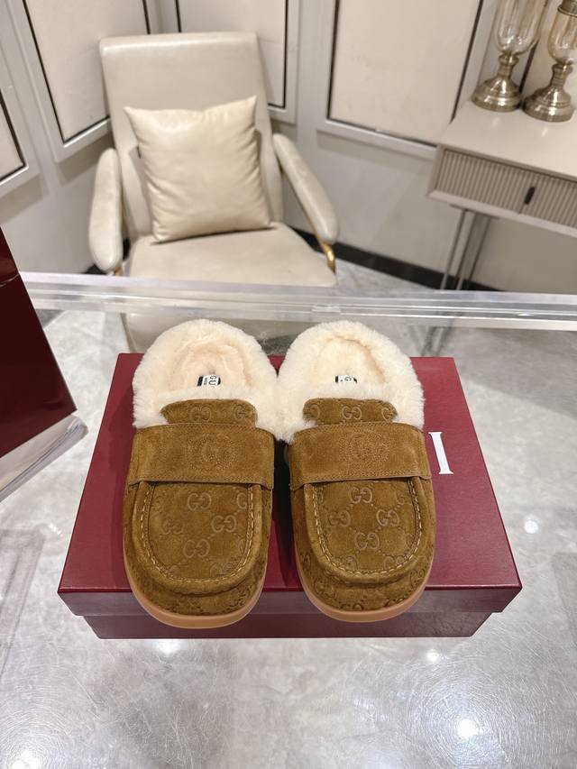 New Early Autumn Colors Arrive! Gucci Fur Slippers New Version Launched Truly a