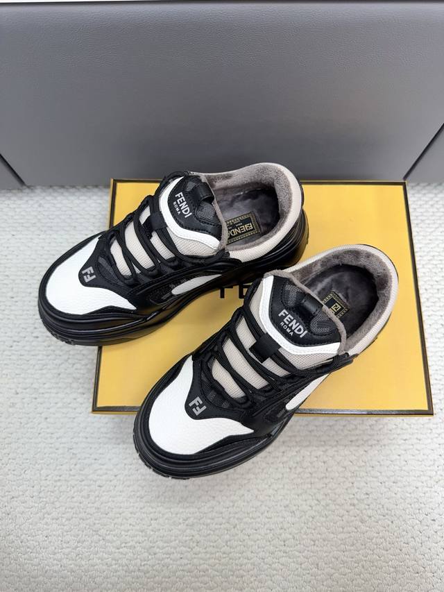 Men's Fendi New Color Series Sneakers Casual Sports Shoes Fd Match Upgraded New