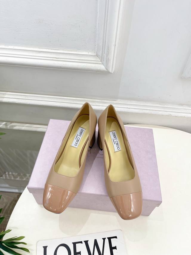 Jimmychoo 25Ss 2025 Autumn/Winter New Arrival - Latest JC Color Block Pearl Chun
