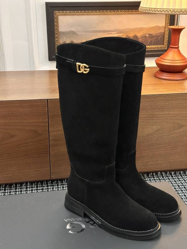 Autumn/Winter New Classic Slip-on Riding Boots Major luxury brands have started