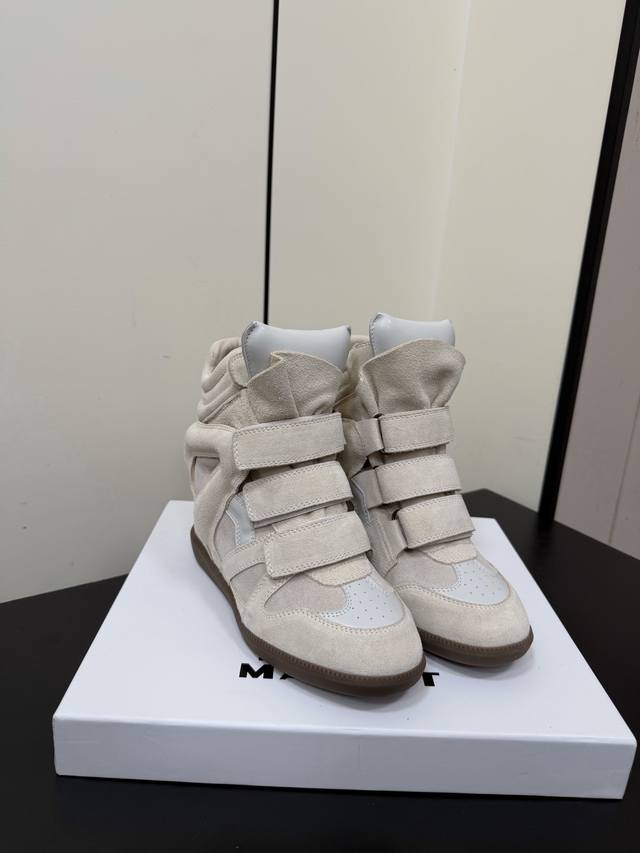 Isabel Marant 2025 Autumn/Winter New Style Hidden Wedge Casual High-Top Shoes A