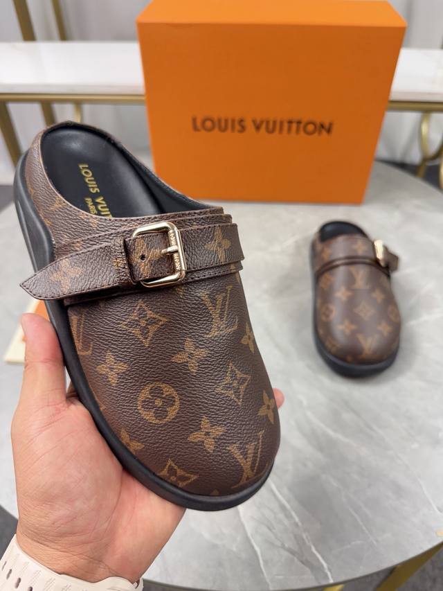 Lv Closed-Toe Slippers, Louis Vuitton Brand, Latest Hot-Selling Series! A sophis