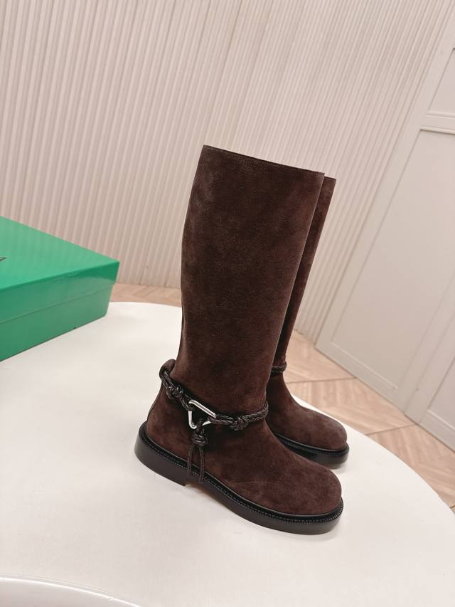 Premium Cashmere High Boots Bottega Veneta