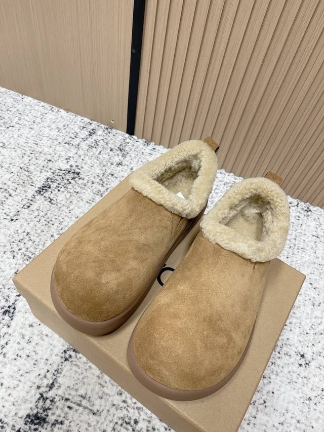 Top Version: Ugg's Latest Autumn/Winter Thick-Soled Furry Shoes Many celebrities