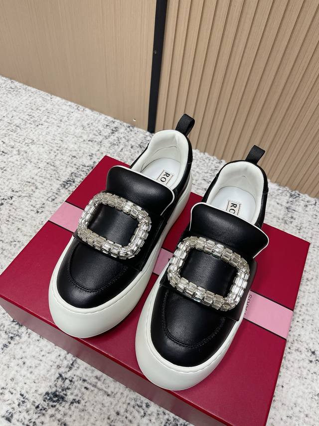 Top Version: Rv Roger Vivia - Autumn/Winter Newest Viv'up Puff Shoes, Cute and C