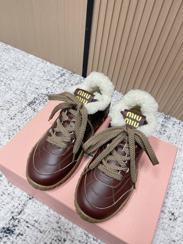Top-tier version: Miu Miu German Training Shoes, Instagram-worthy style, exclusi