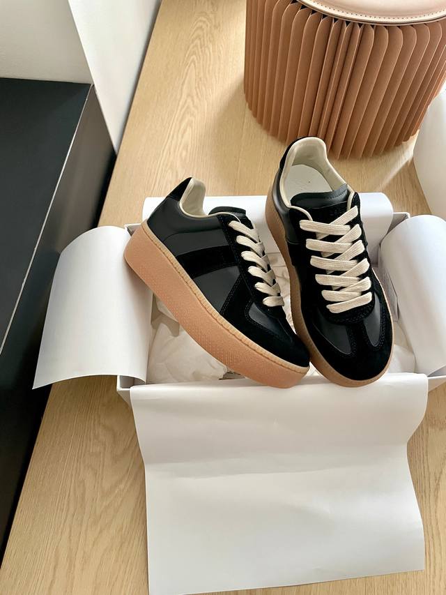 Maison Margiela Newly Upgraded and Replicated Mm6 Couple's Platform German Train