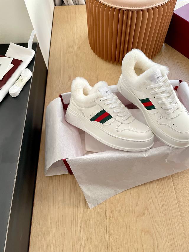 Gucci New Wool-Lined Biscuit Shoes Top-Tier Version, Perfect Replica! Many versi