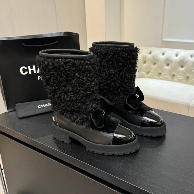 Chanel 25K Fall/Winter New Style Furry Boots Furry boots are still very suitable