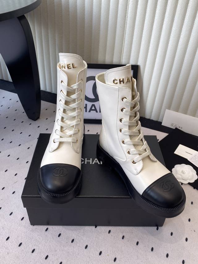 Chanel New Platform Ankle Boots, High-Quality Original 1:1 Developed, Super Hot
