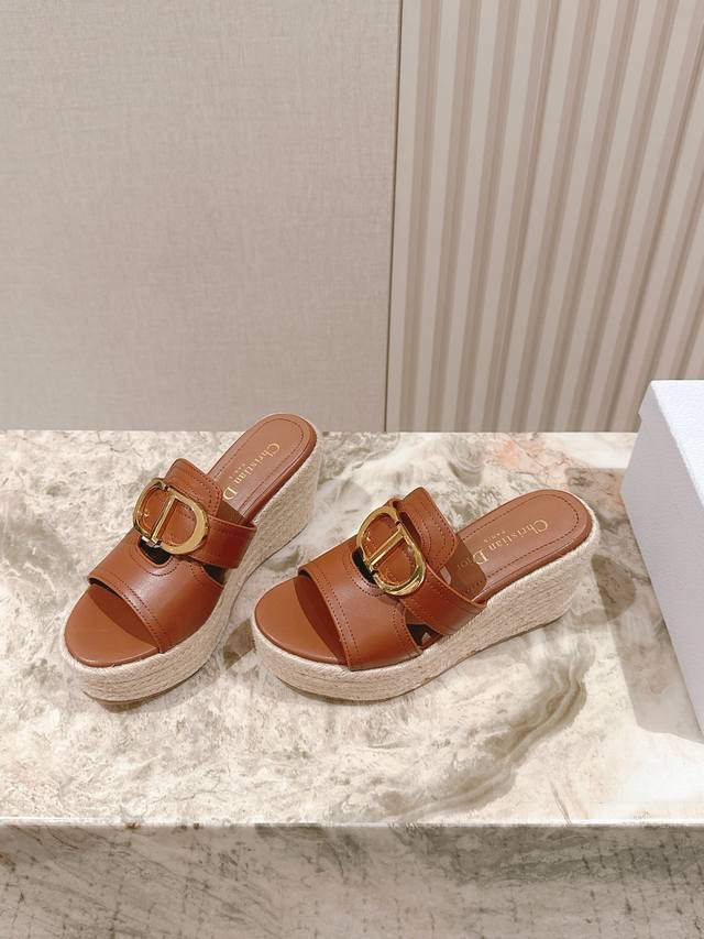 Early Spring New Style Hemp Rope Wedge Sandals Top-Tier New Arrival from Officia