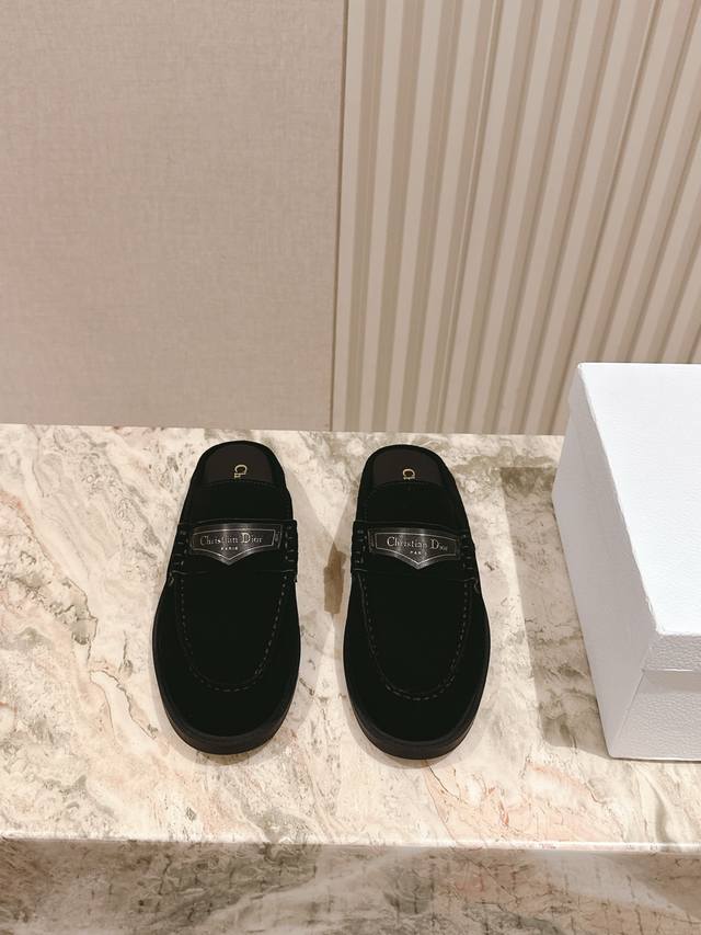 Dior Early Spring New Arrival Hot Selling Mule Slippers: Simple, elegant, and s