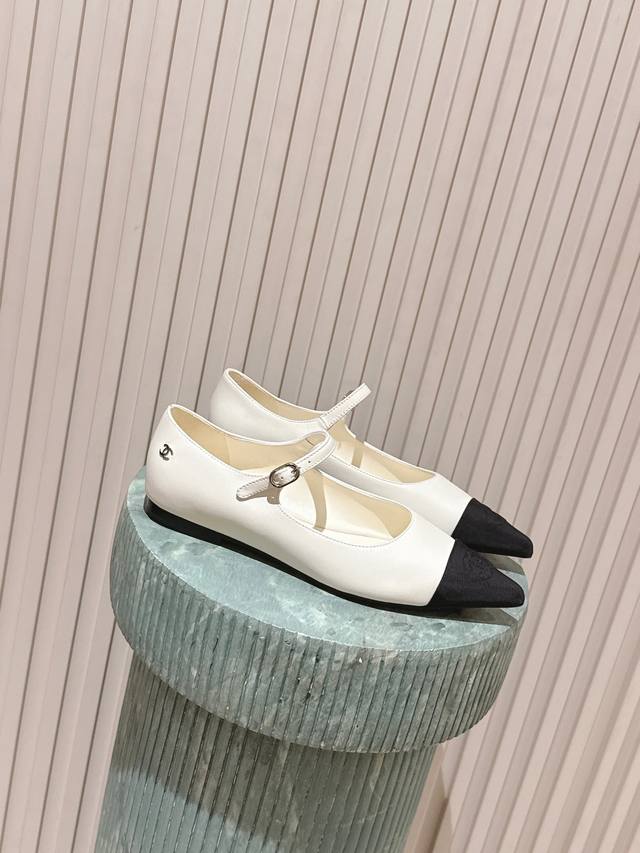 Top-tier version: Chanel 25S Early Spring Hot Item Woven Mary Jane Shoes A must-