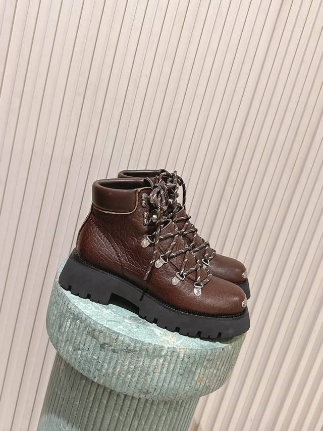 Top-tier version: Alexander Wang 25Ss new lace-up platform sneakers. These platf