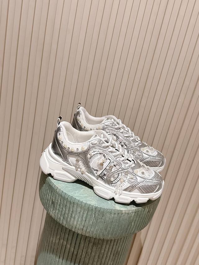 Top-tier version: The latest Dior Chrono casual sneakers/running shoes in two co