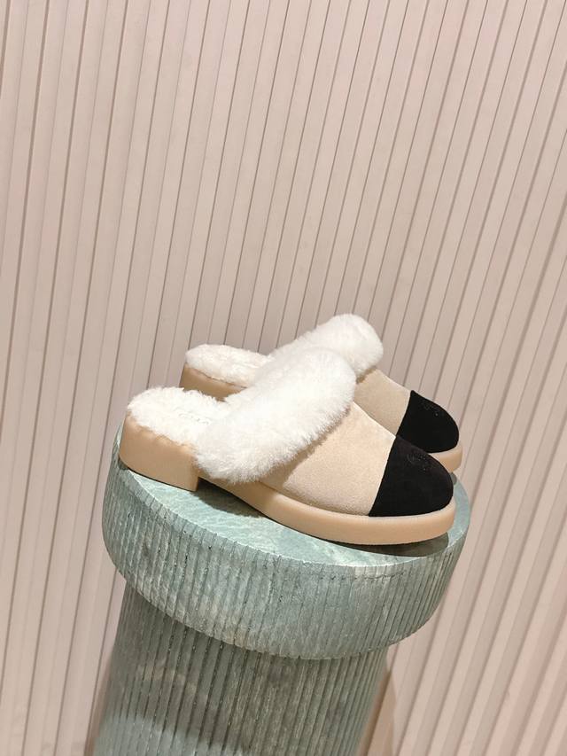 Top-tier version: Chanel 25K Fall/Winter new style slippers, classic, sophistica