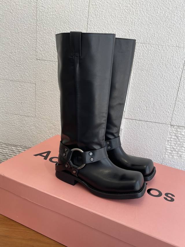 Top-tier version: Acne Studios 25Ss Autumn/Winter New Square Toe Distressed Buck