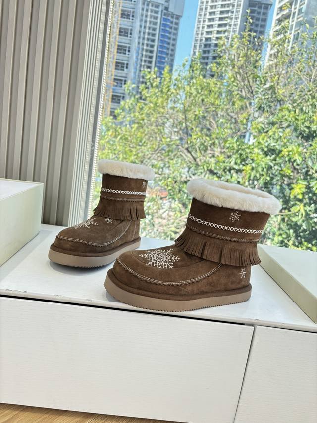 G213Unfolio Autumn/Winter New Arrival Unfolio Snow Boots