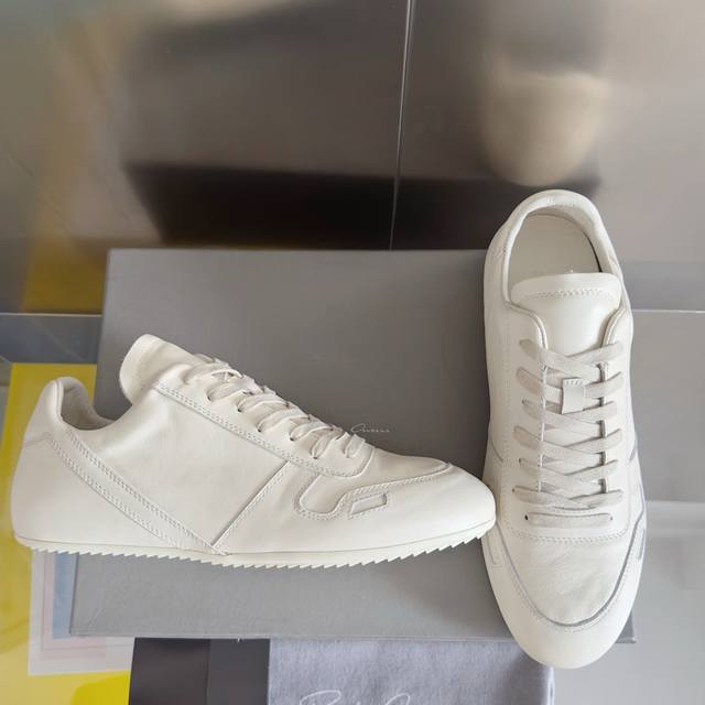 Top-tier version: Women's and Men's 420 Rick Owens Minimal Series Ro Retro Germa