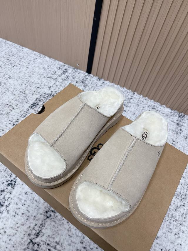 Retailer Grade: Ugg 25 Autumn/Winter New Slip-on Mules, Fashionable, Comfortable