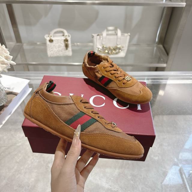 Gucci Elastic Band Shoes - Super lightweight and soft dance shoes that can be r