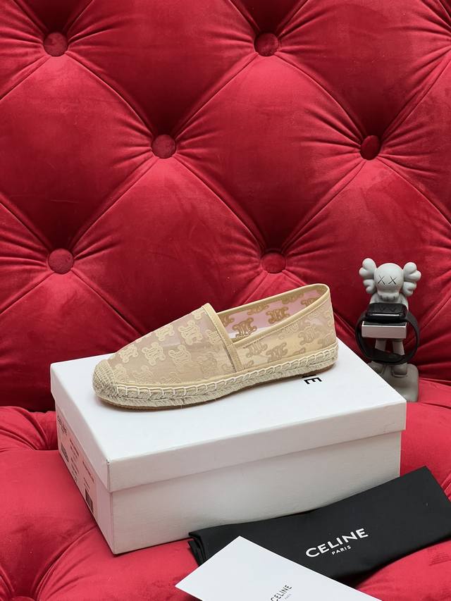 Exclusive Real Shot Top-Tier Celin* Fisherman Shoes, Top-Quality Authentic Produ