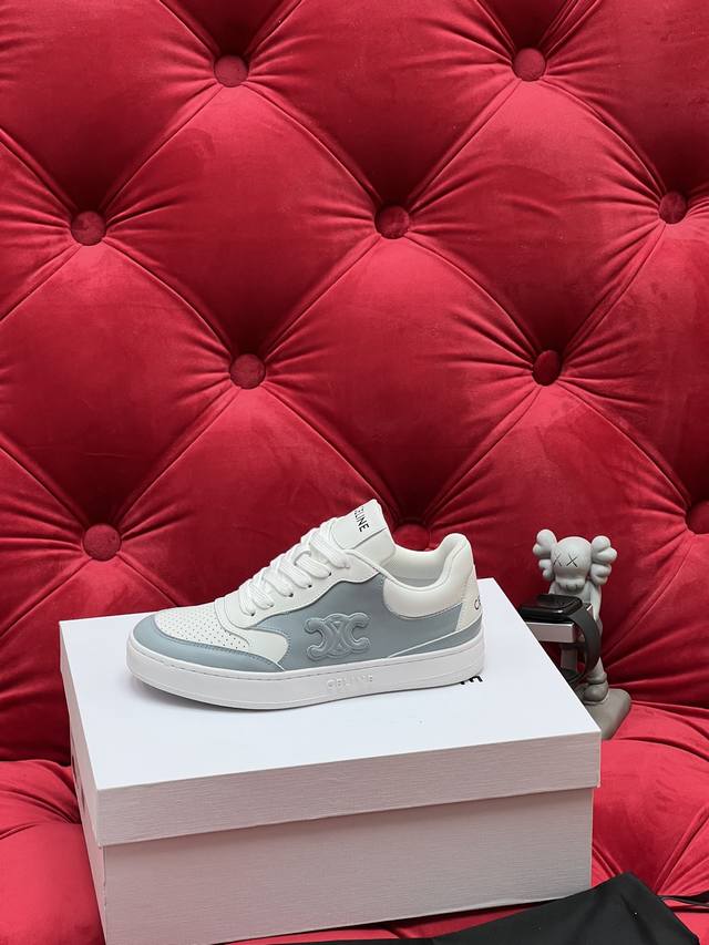 Exclusive Real Shot Top-Tier Couple Style Celin*25Ss New Casual Shoes and Sneake