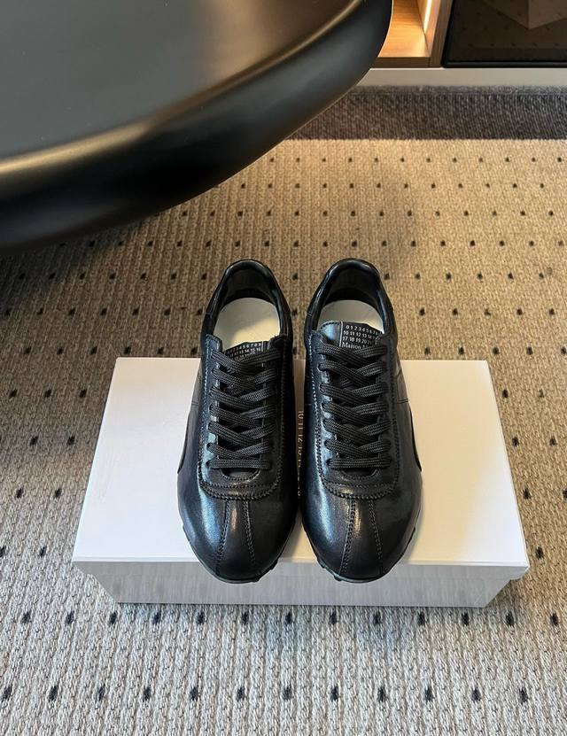 Maison Margiel* 25Aw Retro Leather Cornetto Shoes Blending retro sportswear with