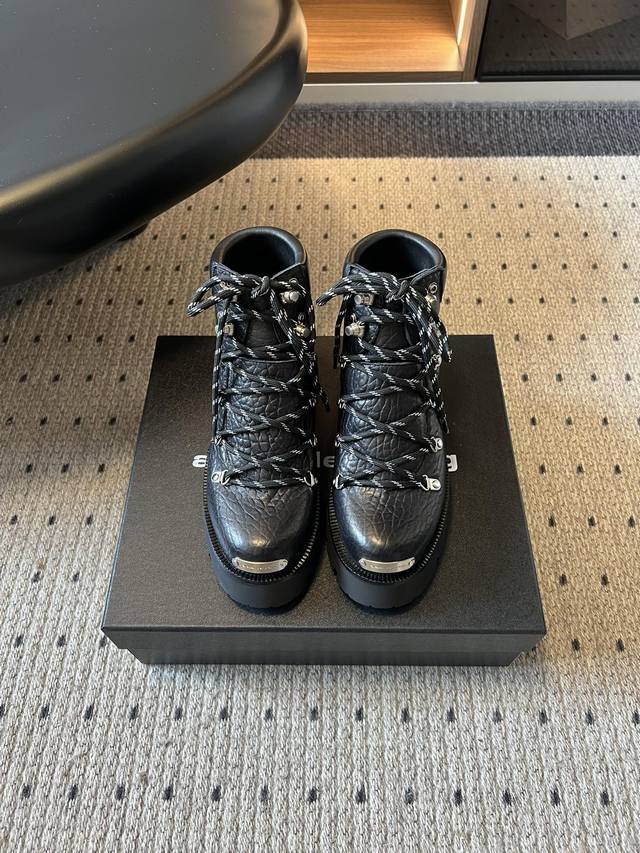 Alexander Wan* Hiking-Style Lace-Up Ankle Boots These boots combine the function