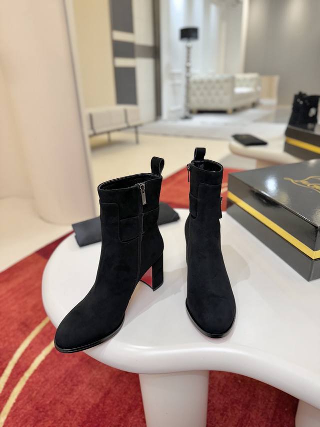 Generation*Level* Lock Booty boots are adorned with straps featuring the iconic