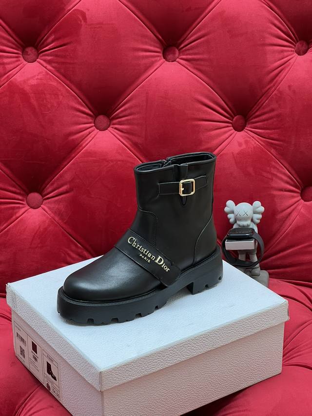 Exclusive Real Shot High-Version Dior Chrono Ankle Boots, 24Ss, New from Boutiqu