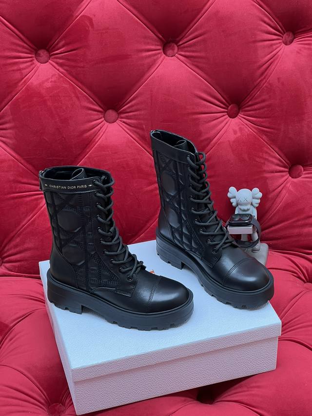 p Exclusive real shot top version 24Ssdior Fall/Winter runway workwear mid-calf