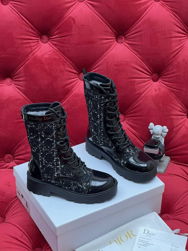 p Leather and fur lining 30 Exclusive real shot top version 25Ss Dior Fall/Winte