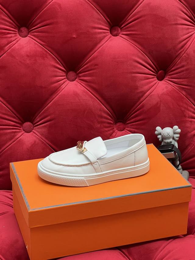 Exclusive Real Shot Purchase Version Men's +10 Hermes Game Kelly Buckle Platform