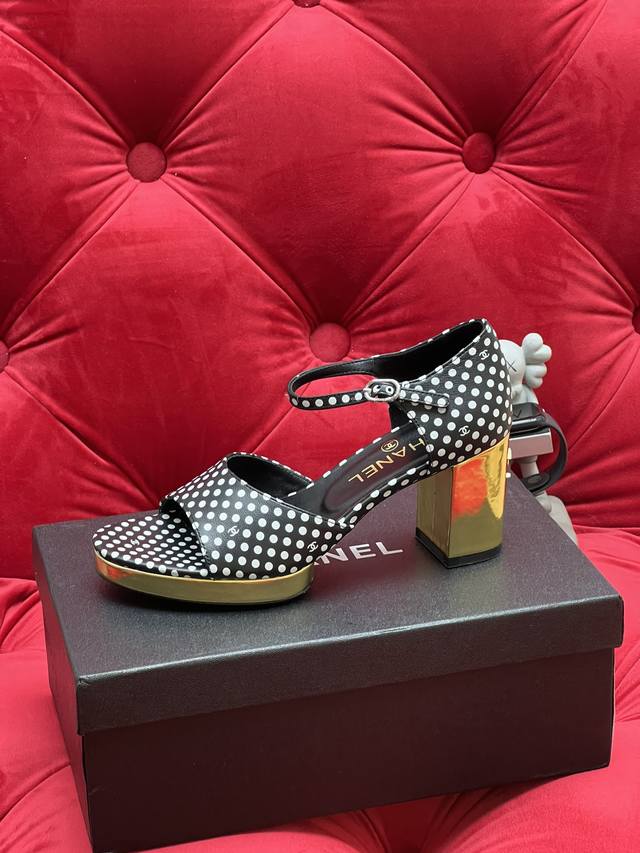 Exclusive Real Shot Top-Tier Version Chanel 24Ss Spring/Summer New Fashion Peep