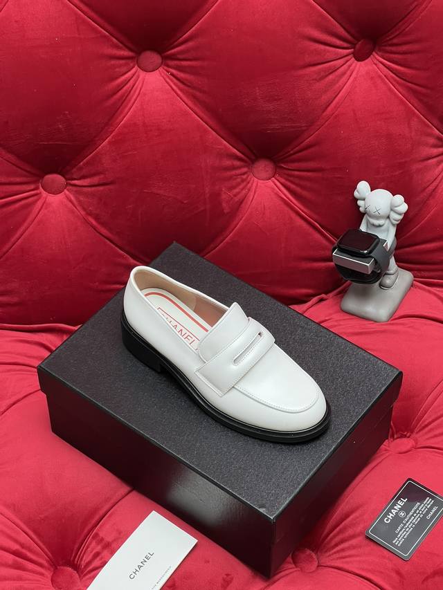 Exclusive Real Shots Top-Tier Chanel 24Ss New Arrival Classic Double C Slip-On L