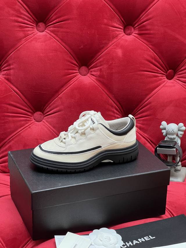 Exclusive Real Shot Top Version Chanel 25B New Panda Sneakers Chanel 2025Ss Hot